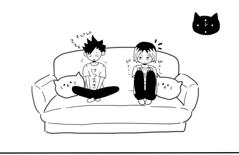 freckledcrow:  腐】クロと研磨の休日 by チリ ※Permission to upload