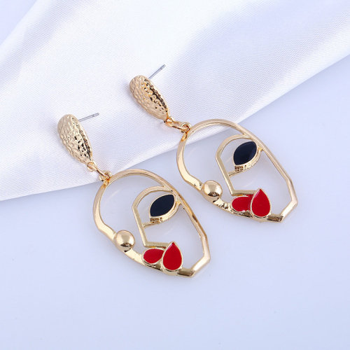 ihellofebruary: Fashion Exaggerated Abstract Human Face EarringsCheck out HERE20% OFF coupon code： t