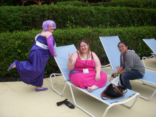 kawaii-desu-nope:  chriscappuccino:  Photos of me and my friends from AnimeNEXT 2013! (I’m the various lolita outfits, obvs. Jess is the LSP, Louis is Aerith, Maureen is Maureen, and everyone else is someone I met at the con or online! Including Donnie