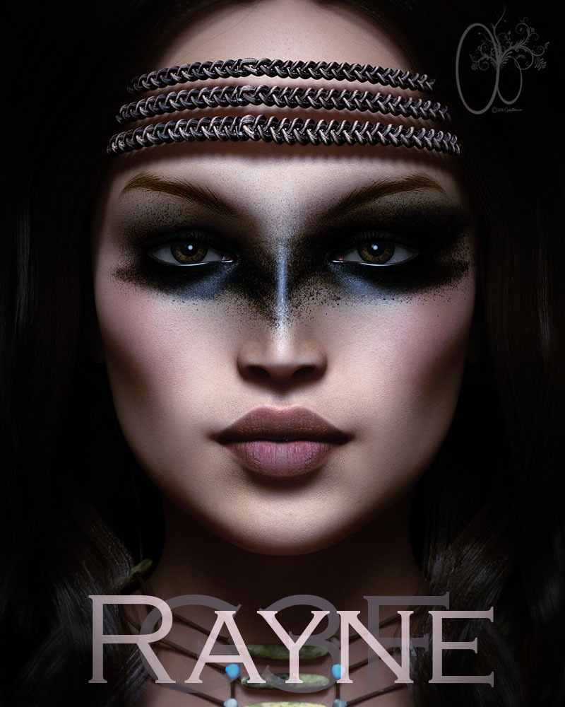  Rayne is a hand sculpted custom character with standard morph additions.  All Diffuse,