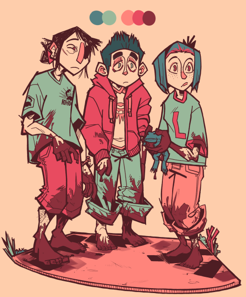 Frog Catching Group: Coraline