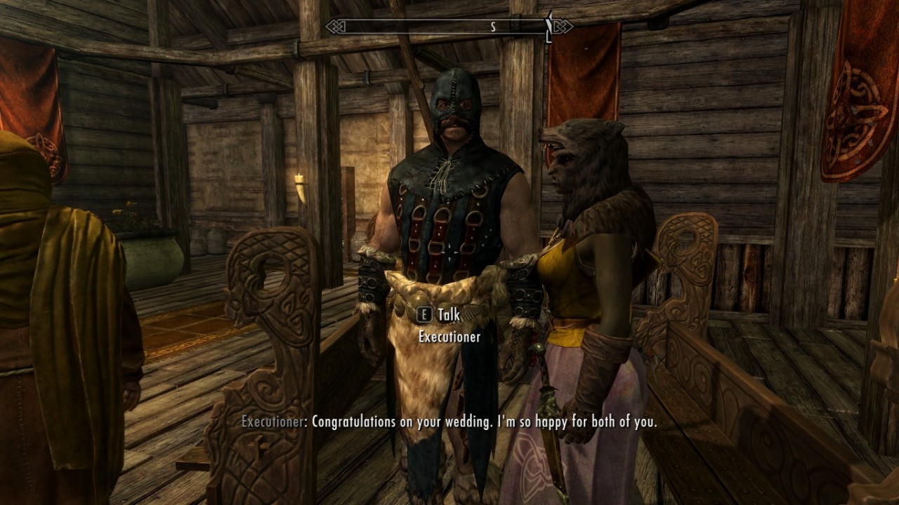 bruno-z-wolf:  So I was playing a (fairly heavily) modded skyrim save, I decided