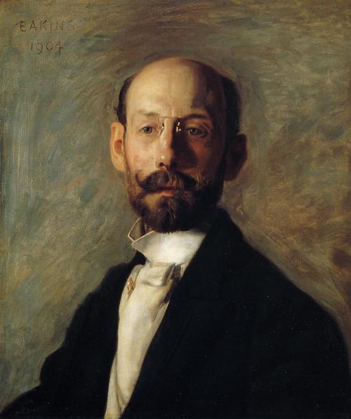 “Portrait of Frank B. A. Linton” Thomas Cowperthwait Eakins 