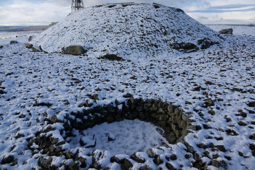 Cairnpapple Hill, Bathgate, nr. Edinburgh, 11.2.18. A prehistoric burial complex from the Neolithic 