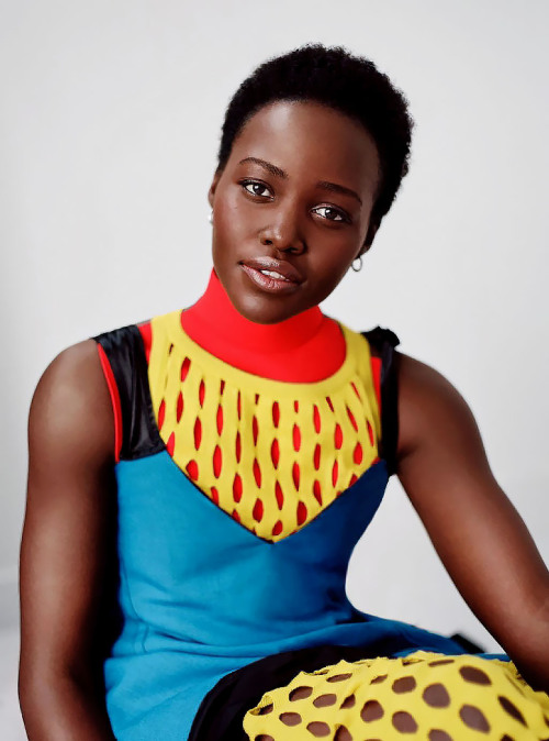 actressdaily: Lupita Nyong'o photographed by Thomas Whiteside for InStyle Magazine, March 2016