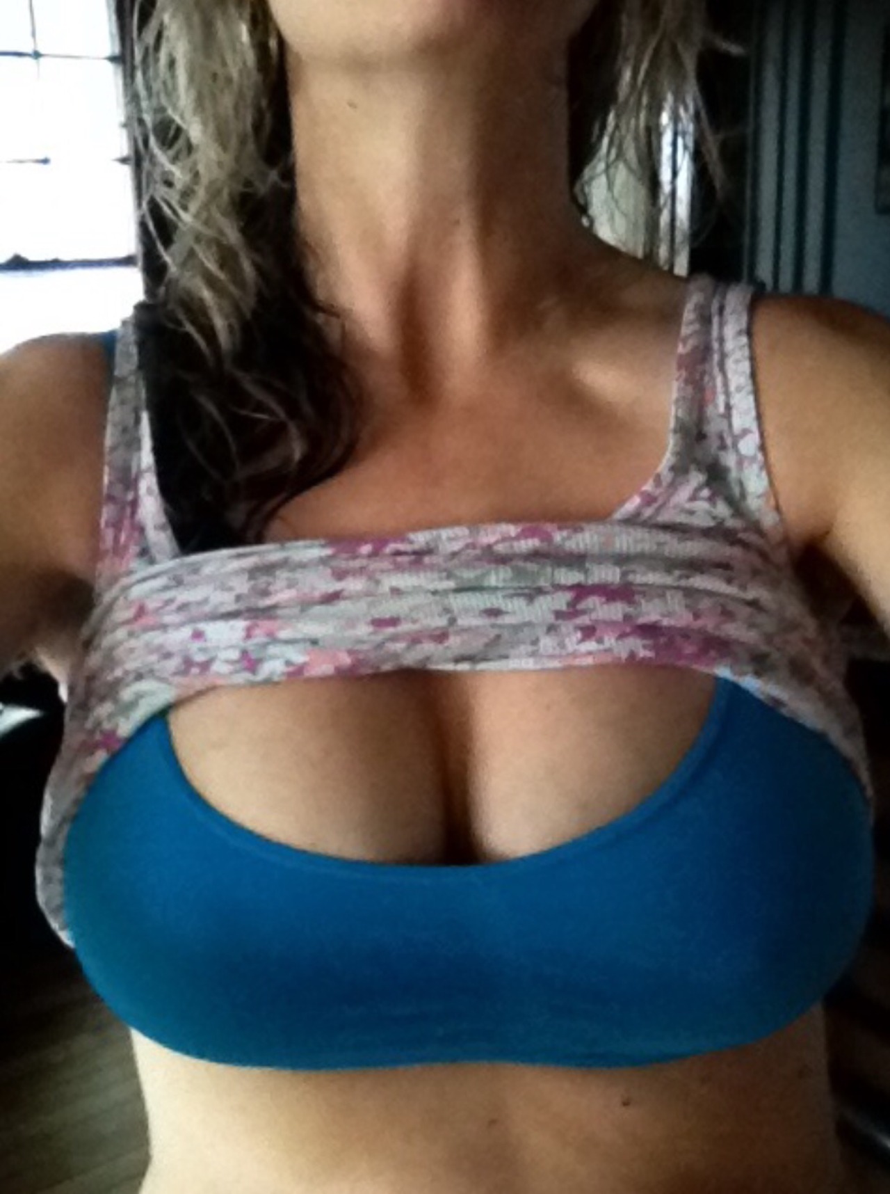 sassa-snow:  soccer-mom-marie:Part one of my multi-part stripping/milky tits series!