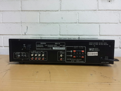 Denon DRA-35 Precision Audio Component / Tuner Amp, 1987