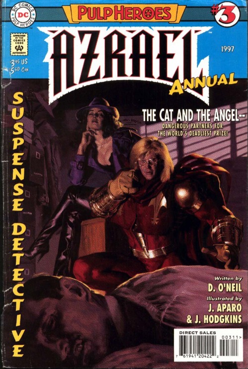 Azrael Annual #3 cover. 1997. Art by Glen Orbik.