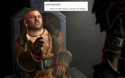 bubonickitten: Dragon Age II + text posts Sometimes I wonder what Hawke’s inner monologue must