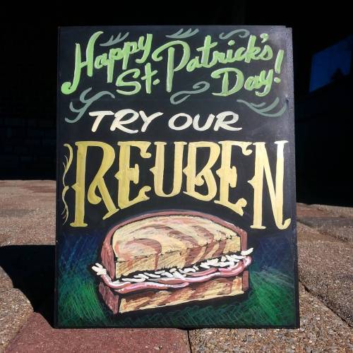 I get a lot of last-minute requests like this one. It’s for the sandwich shop, which is servin