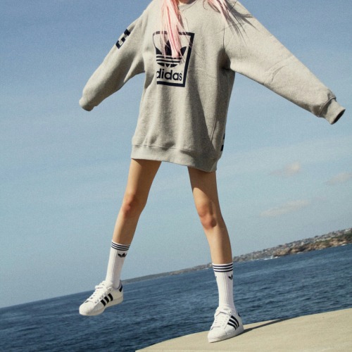 adidas crew socks outfit