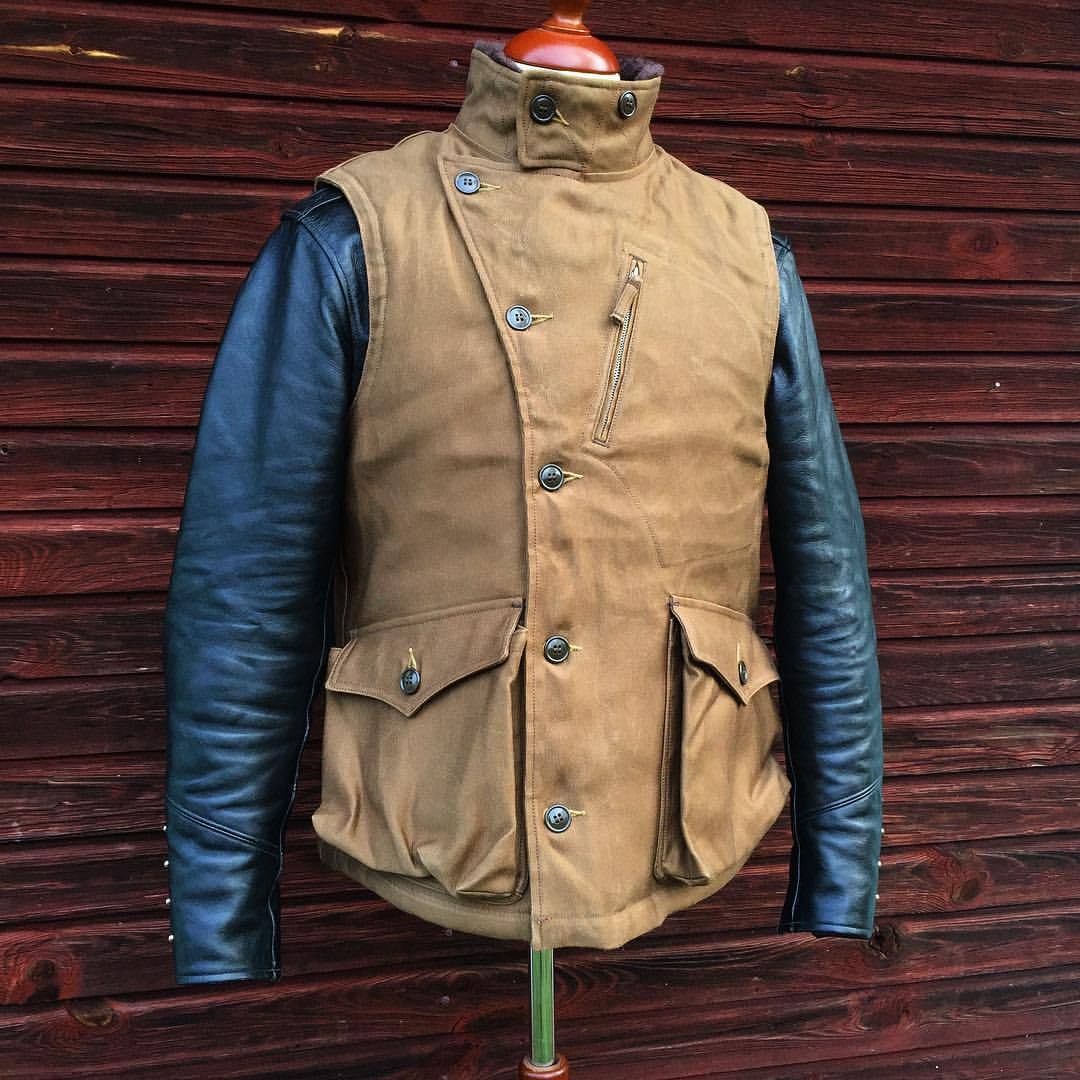 Pancho and Lefty — Freewheelers Winter Aviator's Vest.