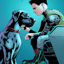  Damian Wayne and Titus 