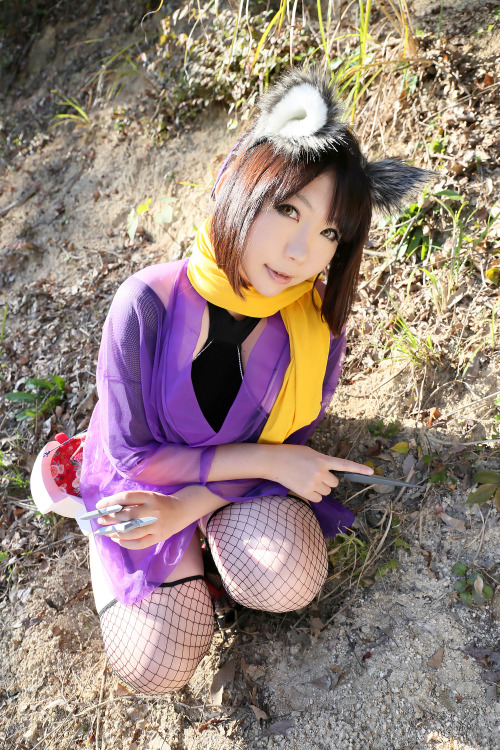 Cute Cosplay Girl Higurashi Rin (Kitsune-Chan) 1-27