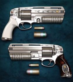 weaponslover:  .454 Casull with 30mm Grenade Launcher… yeah, its got a little kick.