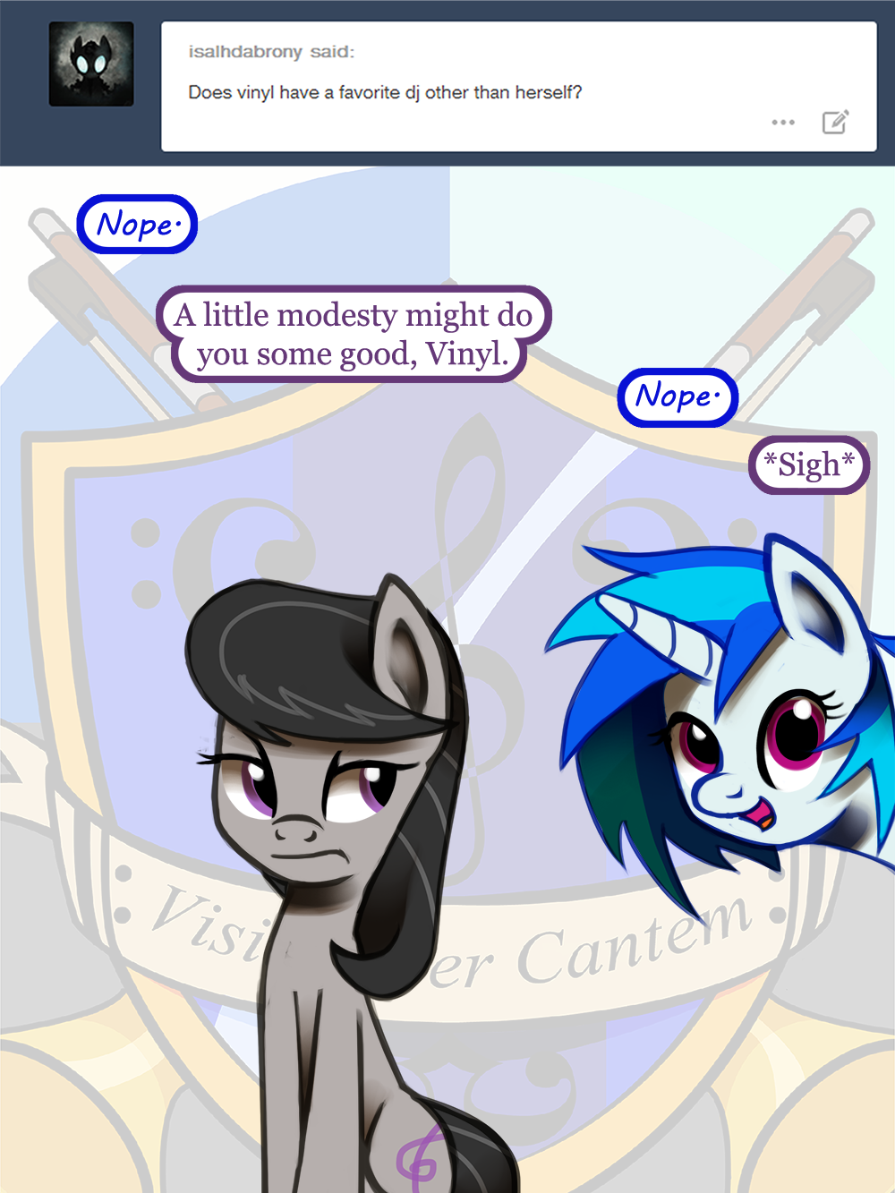 ask-canterlot-musicians:  There are some genres we will likely not get to.  X3