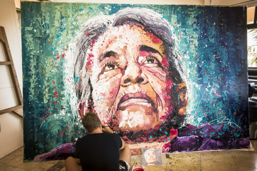 Almost finished this commissioned job of the iconic Mexican singer, CHAVELA VARGAS