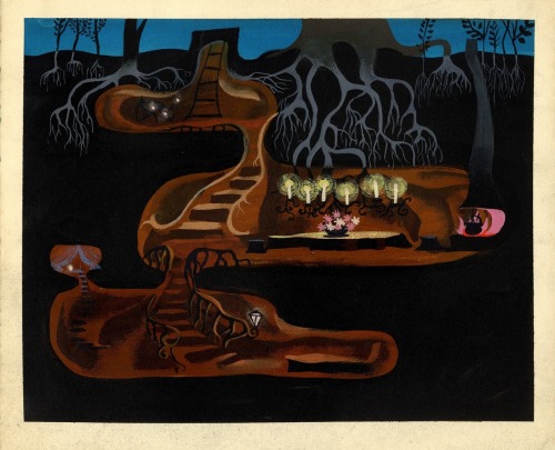 Peter Pan concept art by Mary Blair