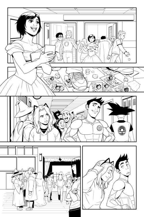 Here are some of my favorite pages from the Haunting/LFLD crossover I drew for Phil Falco and Kat Ca