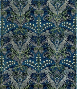 marthajefferson:  design-is-fine:  Lewis Foreman Day, Upholstery fabric, 1880. Cotton. Turnbull &amp; Stockdale, Great Britain. Museum of Applied Arts, Budapest