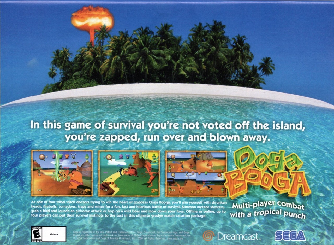 ‘Ooga Booga’[DC] [USA] MAGAZINE] [2001]
• Electronic Gaming Monthly, October 2001 (#147)
• via personal collection