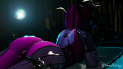 slendistry:   Widowmaker TeaseFull SizeSo I had an idea for a Widowmaker animation and some rather appropriate voice files. I don’t want to spoil too much but there’s a reason I named the model Curie in the animation set editor. 