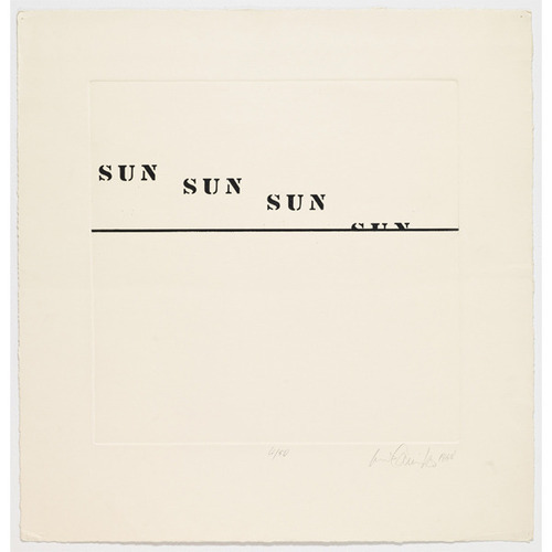 insolacion:  Sun (1937) by Luis Camnitzer