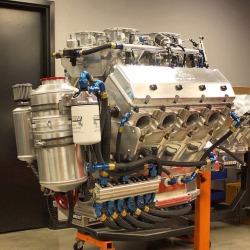 hotrodzandpinups:  903 Ci nitrous power plant,