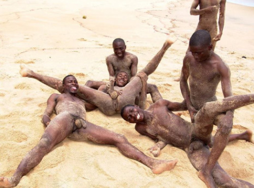 naughtyboycapetown: Boys will be boys in Africa . playing naked will lead to so much horniness.