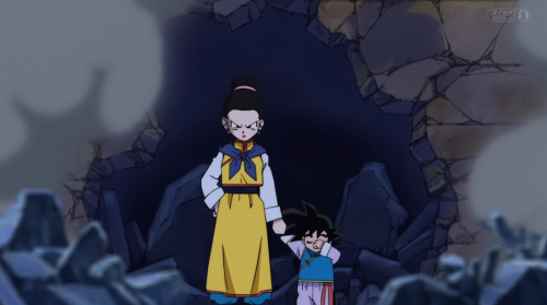 dbzebra: cowcat44: If looks could kill Goku pissed off his bae