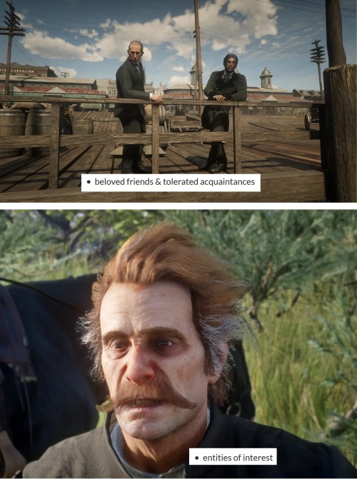 RDR2 + Alternatives To Ladies And Gentlemen