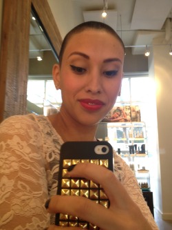 princesswhatevr:  Flash Back FRIDAY!!  I shaved my head over 2 and a half years ago.  😻😻😻😻😻😻😻 babeeeee
