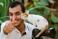 palestinasim: The Palestinian photojournalist “Yasser Murtaja” was murdered yesterday in Gaza by the Israeli military with a sniper’s bullet to the chest. Remember him as he was always, a person who loved life.