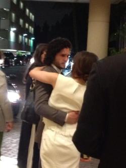 charleston:  Emilia Clarke and Kit Harington