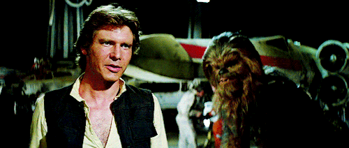 rey-skywalkrz: Han Solo. I’m captain of the Millennium Falcon.