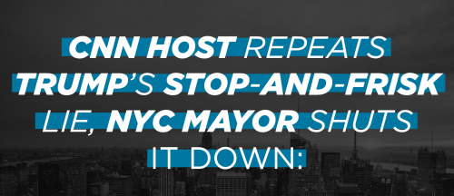 mediamattersforamerica:  There’s a reason that NYC’s stop-and-frisk was found unconstitutional. 