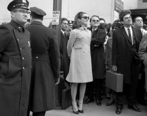 It’s March.Jackie Kennedy at the St. Patrick’s Day parade in Boston.