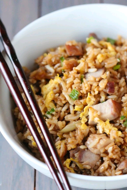 verticalfood:  Pork Fried Rice 