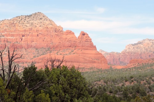 Three views of Red Rocks Near Sedona, Arizona, March 2014.