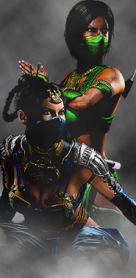 king-of-aces:  Kitana all day then Jade.