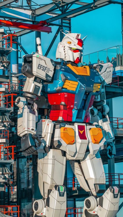 rocketumbl:GUNDAM FACTORY YOKOHAMA1/1 Gundam