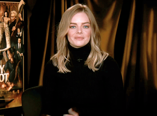 blondessource:SAMARA WEAVING.“Ready or Not” Interview.