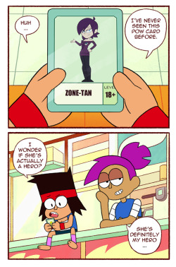 hecticarts: Have no idea if Zone even likes OK K.O. I was just lurking in their ‘super real secrets revealed’ stream last night while doodling Enid some more and this became a thing. Was trying to match the show’s style with the comic. Also Zone-tan’s