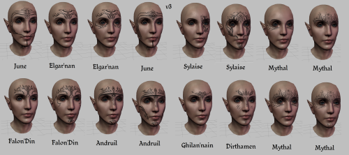 Tropelicious Kurbits Vallaslin for Origins Elves by Commanderstrawberry 30+ new dalish elf tattoo va