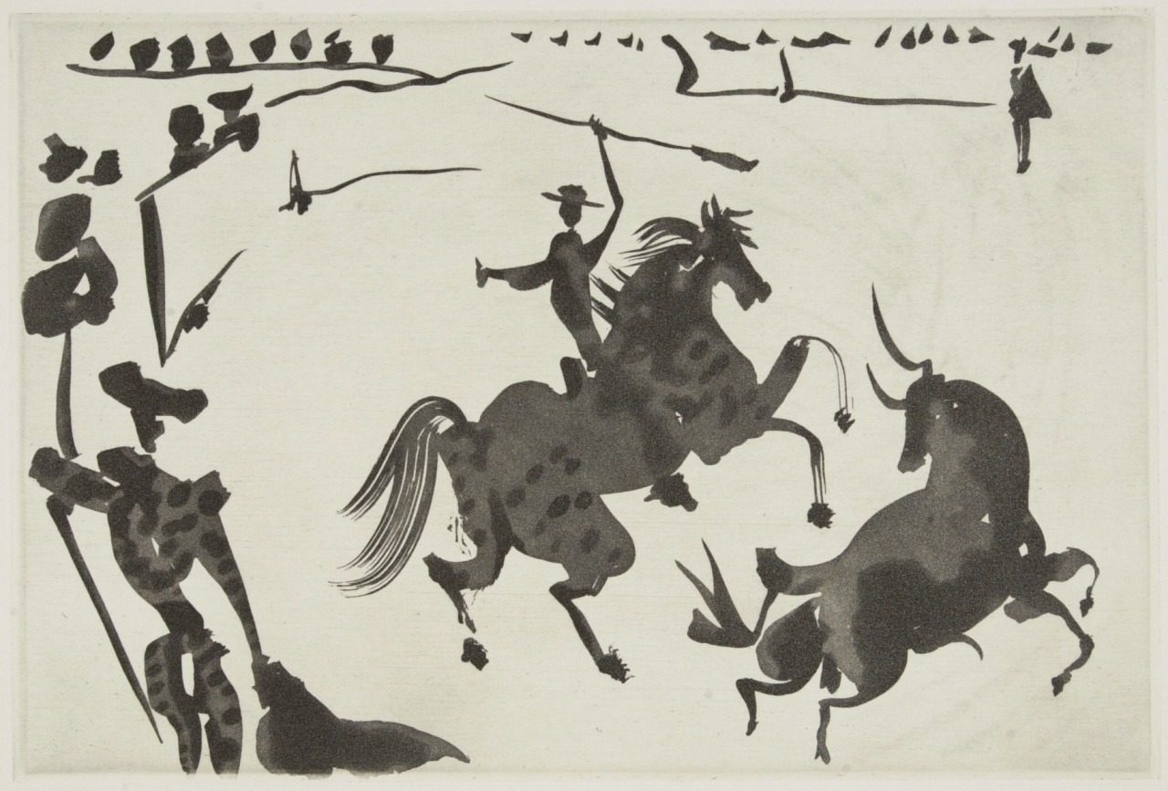 bestiario: Pablo Picasso, La Tauromachie, 1959.