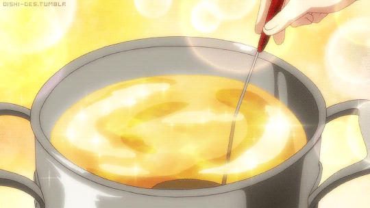 cooking anime, pastel yellow and flavors of youth - image #7602683 on  Favim.com