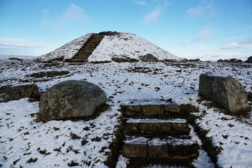 Cairnpapple Hill, Bathgate, nr. Edinburgh, 11.2.18. A prehistoric burial complex from the Neolithic 