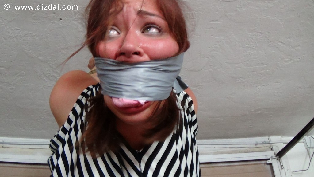 gaghermouth:  Stop whimpering or I´ll make it tighter………oh, it is tight already.