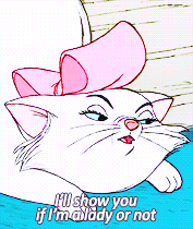 notjustfairytales:  ♔ disney meme  ↳ [8/8] characters: Marie 