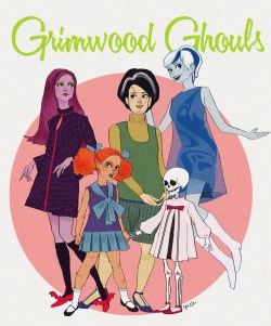 Celestedoodles:  The Scooby-Doo Ghoul School Girls As 1960S Monster Dolls. This Is